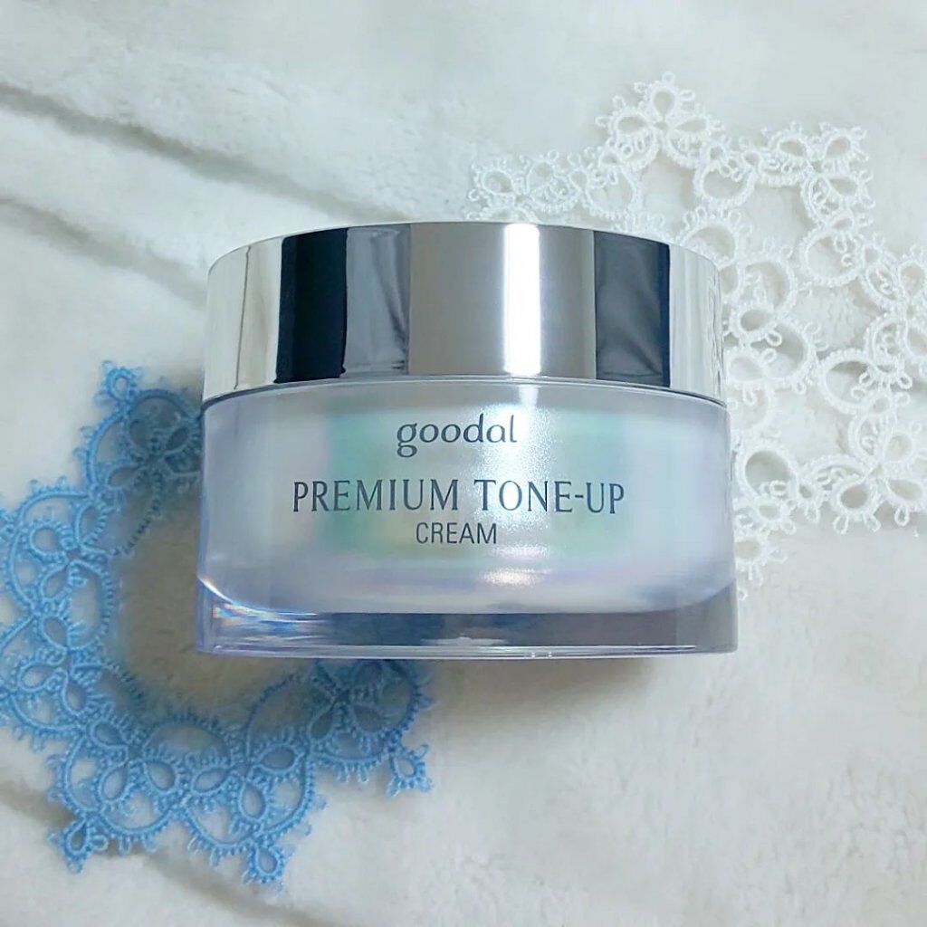 プレミアムトーンアップクリーム/goodal/フェイスクリームを使ったクチコミ（1枚目）