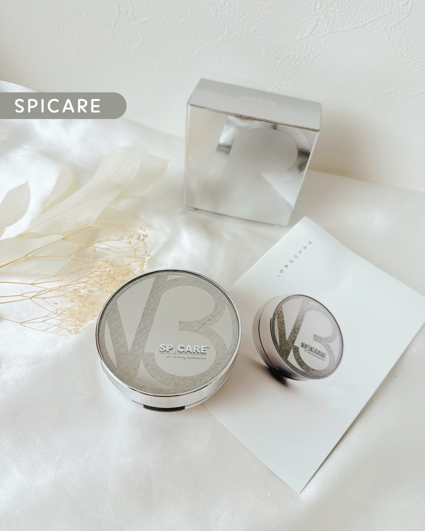 V3シャイニングファンデーション/SPICARE/クッションファンデーションを使ったクチコミ(1枚目)