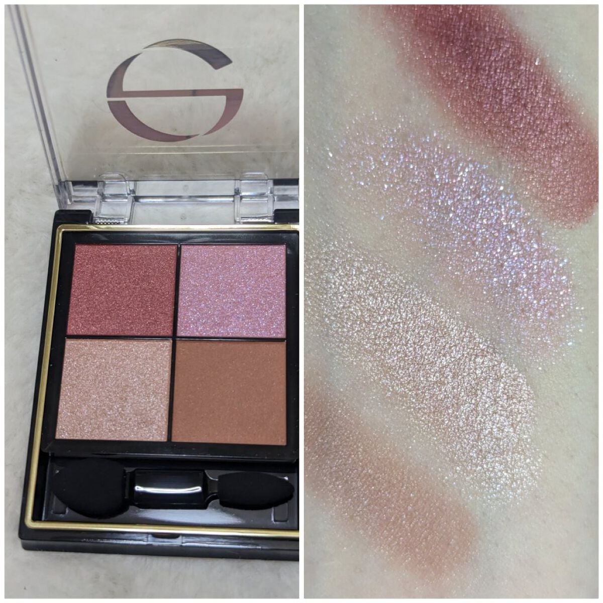 リアルクローズシャドウ/excel/アイシャドウパレットを使ったクチコミ(2枚目)