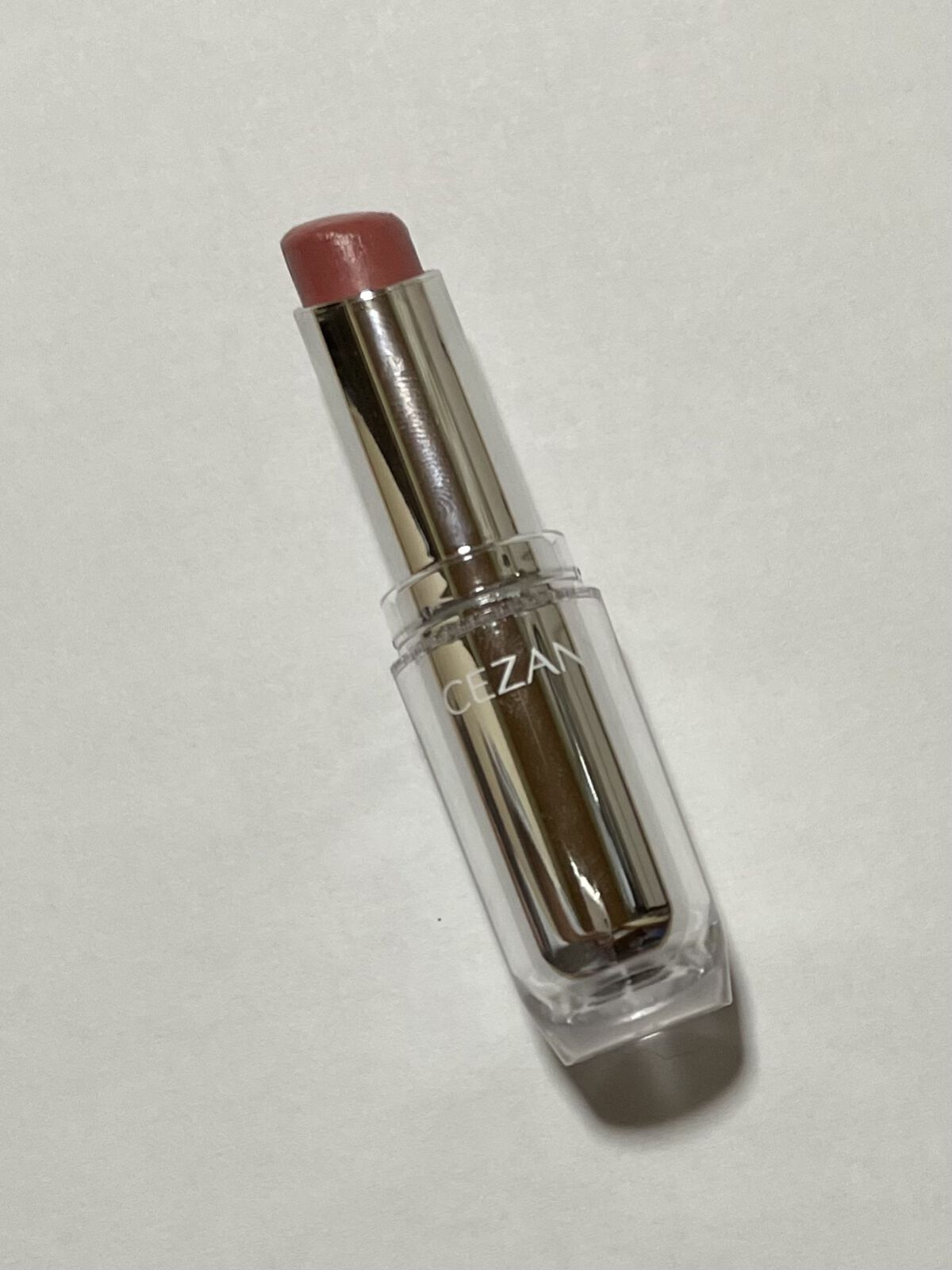 ラスティンググロスリップ/CEZANNE/口紅を使ったクチコミ（2枚目）