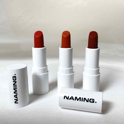 NAMING. ソフトマットリップスティックのクチコミ「💄シンプルでオシャレ✨𝑁𝐴𝑀𝐼𝑁𝐺 のマットリップ3色💄
𝑁𝐴𝑀𝐼𝑁𝐺 𝑆𝑜𝑓𝑡 𝑀𝑎𝑡𝑡 .....」(2枚目)