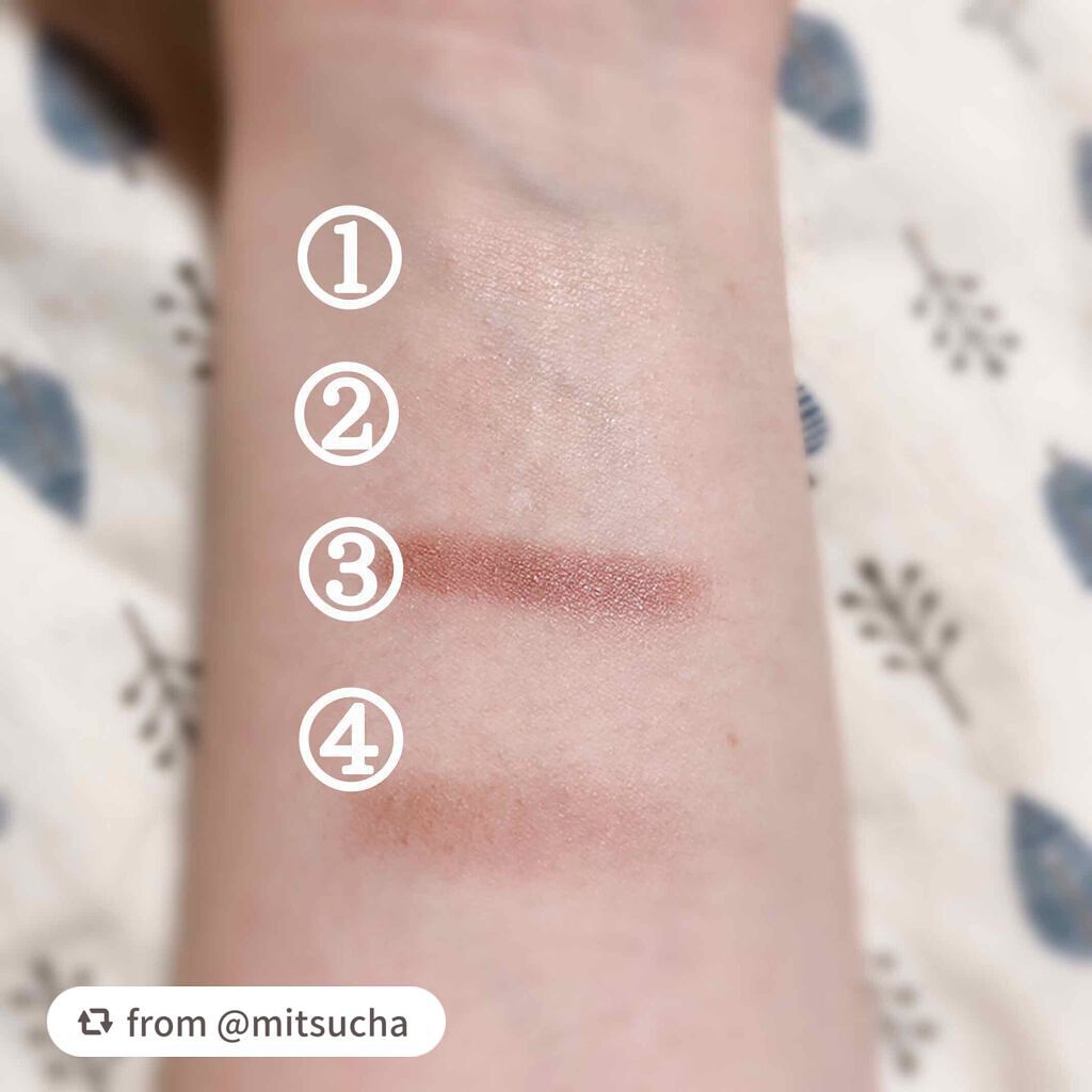 グラデーション アイシャドウ/ちふれ/アイシャドウパレットを使ったクチコミ(3枚目)