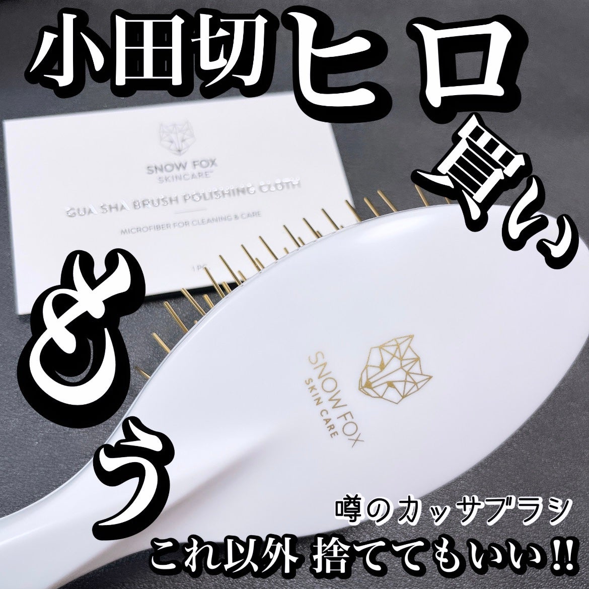 プレミアム FOXカッサ ヘアブラシ/SNOW FOX SKINCARE/ヘアブラシを使ったクチコミ(1枚目)