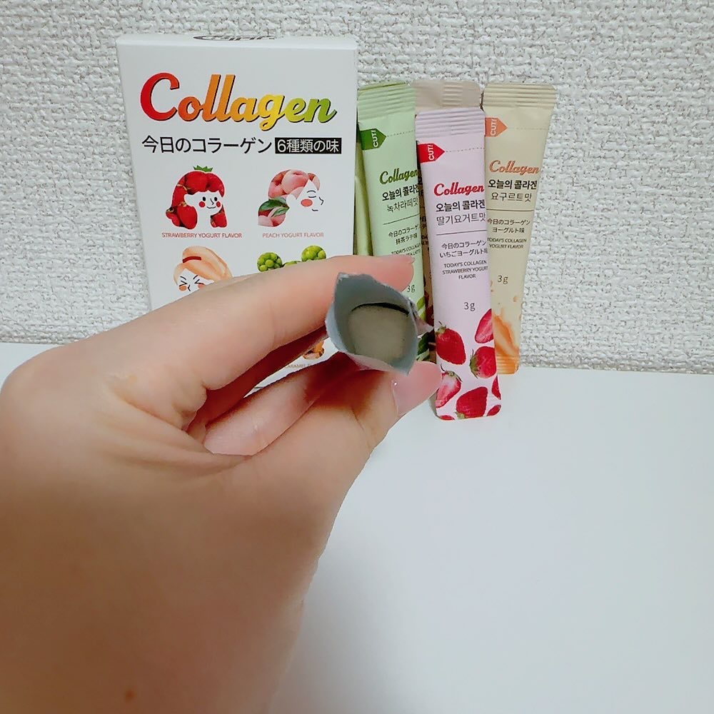 今日のコラーゲン 桃ヨーグルト/メディタミン/美容サプリメントを使ったクチコミ（3枚目）