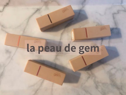 gemini lip stick(tint)/la peau de gem./口紅を使ったクチコミ(1枚目)