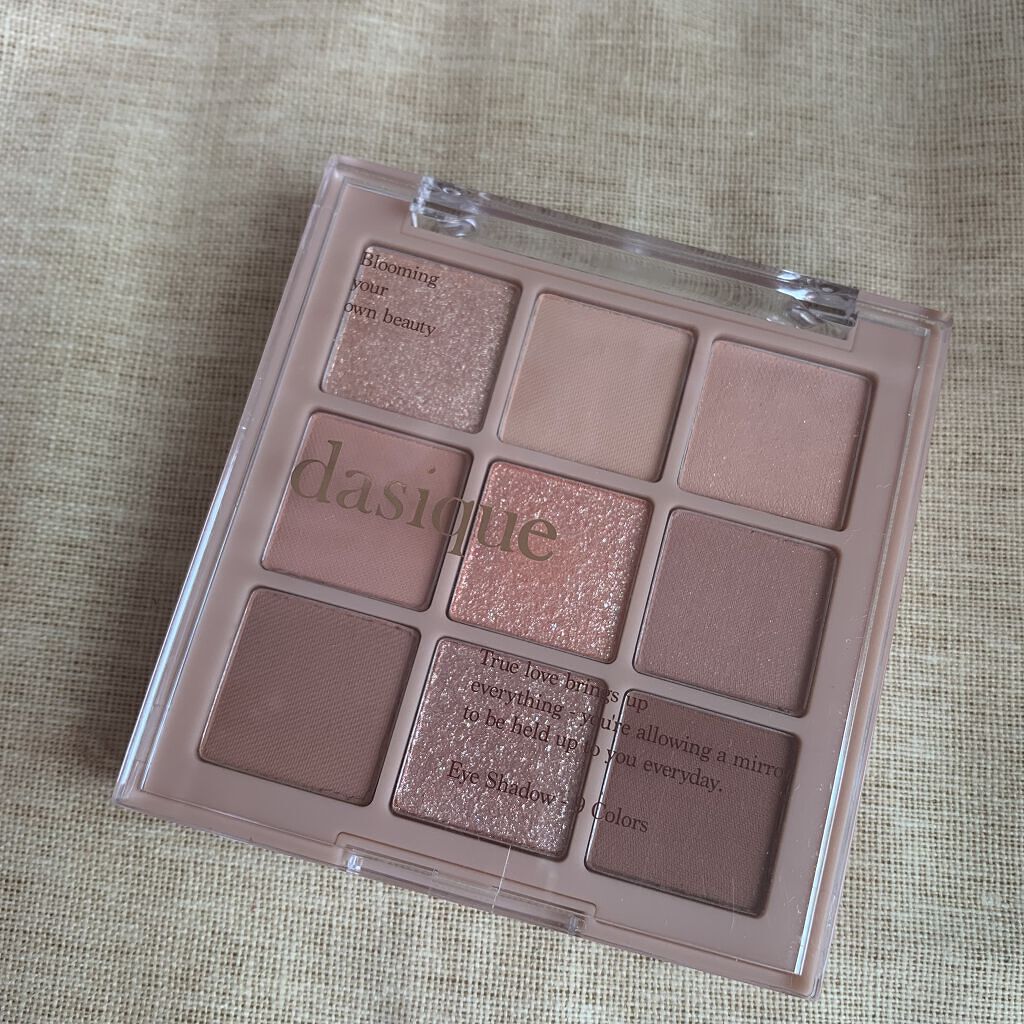 シャドウパレット/dasique/アイシャドウパレットを使ったクチコミ（2枚目）