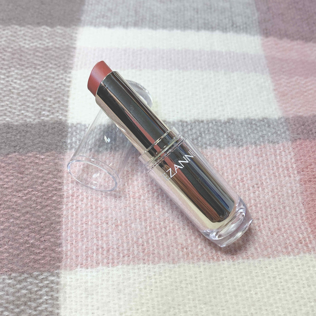 ラスティンググロスリップ/CEZANNE/口紅を使ったクチコミ（2枚目）