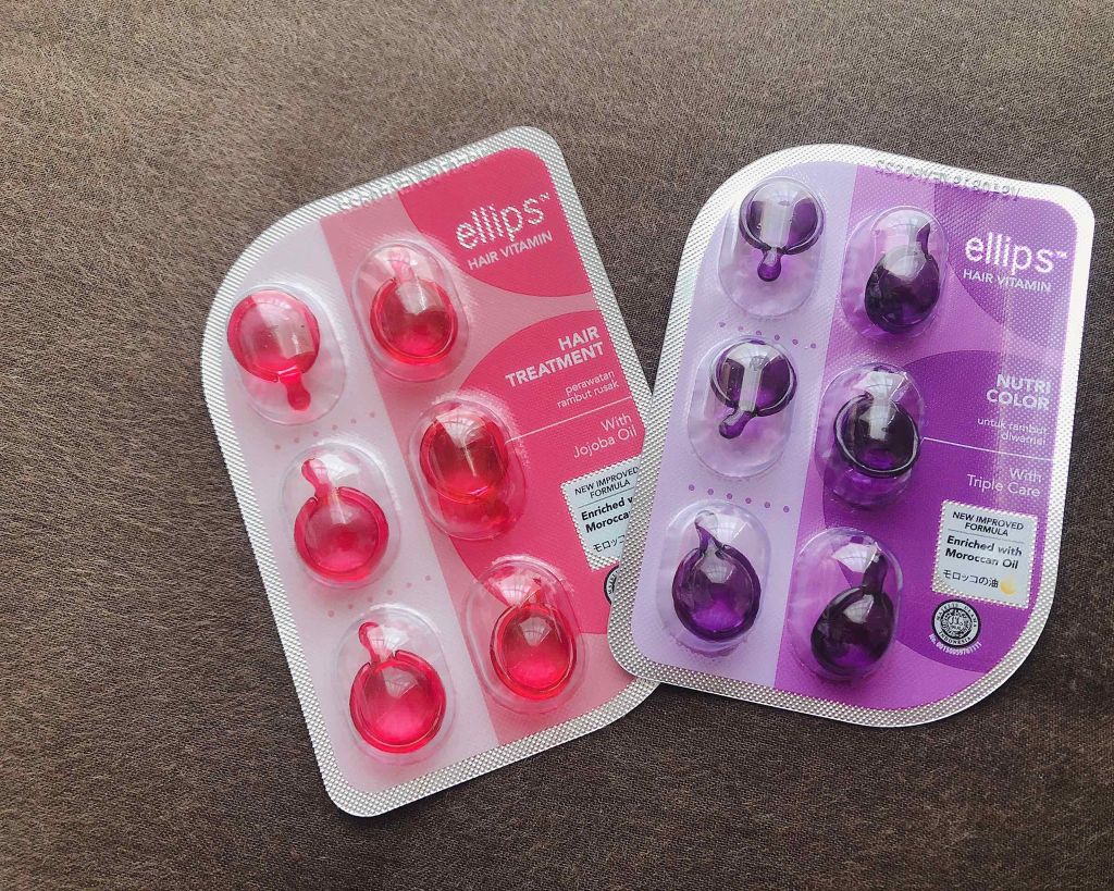 ヘアーオイル【ニュートリカラー】/ellips/ヘアオイルを使ったクチコミ（1枚目）