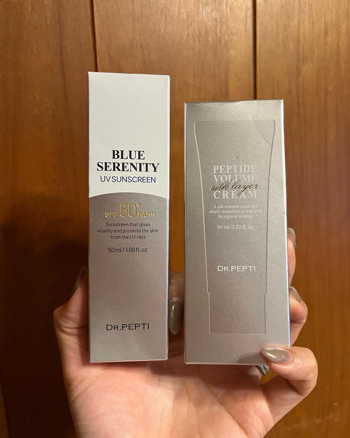 ブルーセレニティーUVサンスクリーン/DR.PEPTI/日焼け止めクリームを使ったクチコミ(2枚目)
