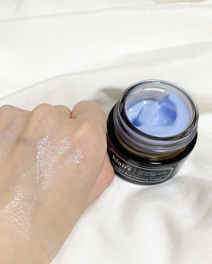 ミッドナイトブルーカーミングクリーム/Klairs/フェイスクリームを使ったクチコミ(5枚目)