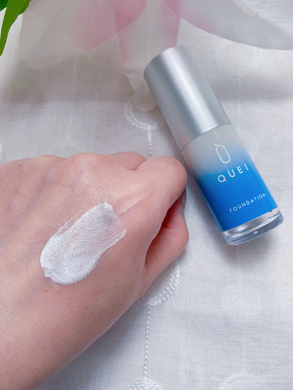 カラーチェンジファンデーション/QUEI/クリーム・エマルジョンファンデーションを使ったクチコミ(4枚目)