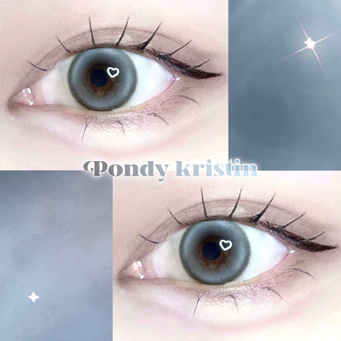 Pondy Kristin/Hapa kristin/1ヶ月(1MONTH)カラコンを使ったクチコミ(1枚目)