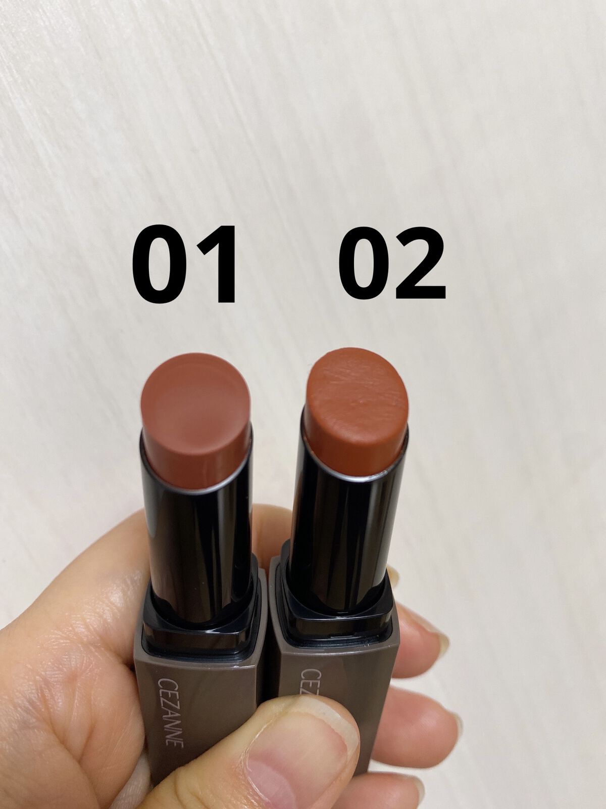 リップカラーシールド/CEZANNE/口紅を使ったクチコミ（2枚目）