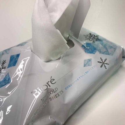 冷シート 無香性/ビオレ/ボディシートを使ったクチコミ(2枚目)