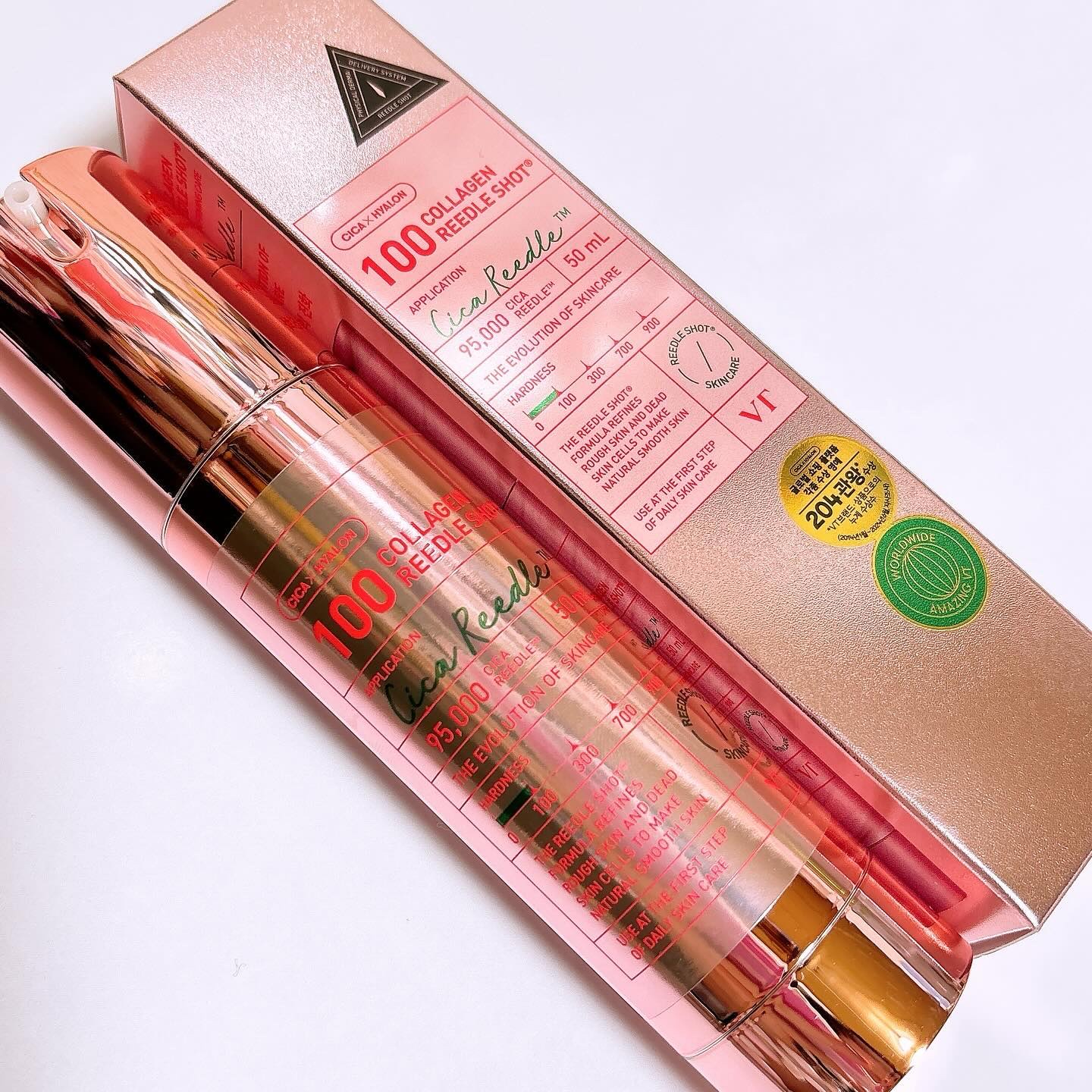 コラーゲンリードルショット100/VT/ブースター・導入液を使ったクチコミ（2枚目）