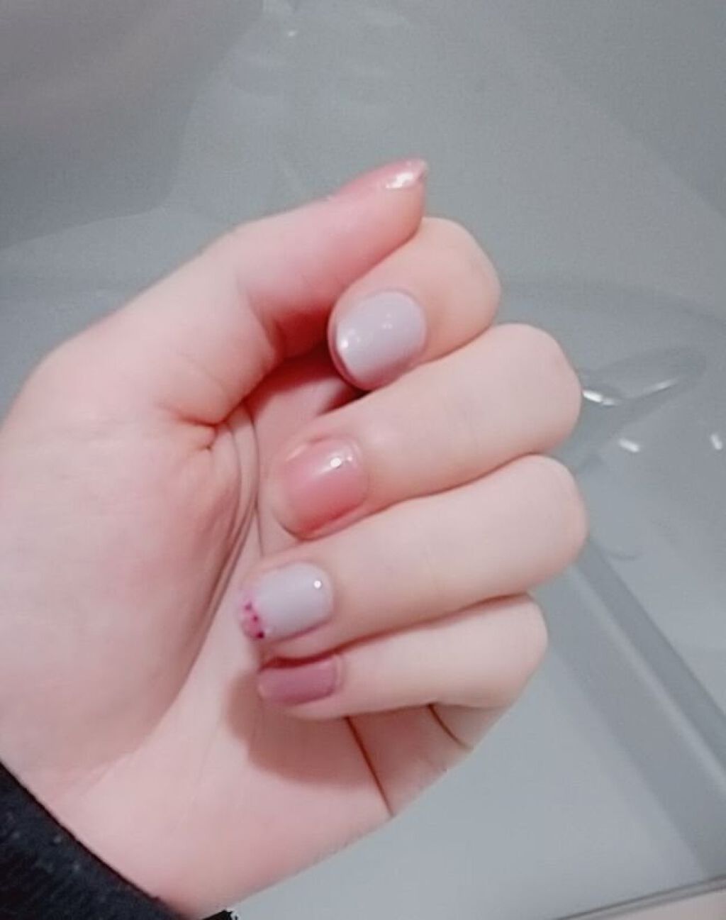 ネイルファンデーション/パラドゥ/マニキュアを使ったクチコミ(3枚目)