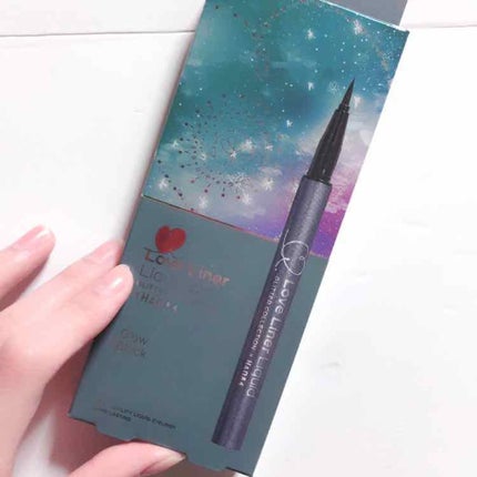 ラブ・ライナー リキッド グリッターコレクション/ラブ・ライナー/リキッドアイライナーを使ったクチコミ(1枚目)