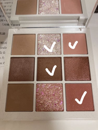 TERRAZZO Shadow palette/HOLIKA HOLIKA/アイシャドウパレットを使ったクチコミ（2枚目）