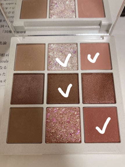 TERRAZZO Shadow palette/HOLIKA HOLIKA/アイシャドウパレットを使ったクチコミ(2枚目)