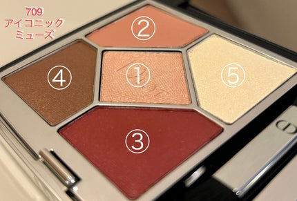 【旧】サンク クルール クチュール/Dior/アイシャドウパレットを使ったクチコミ(1枚目)