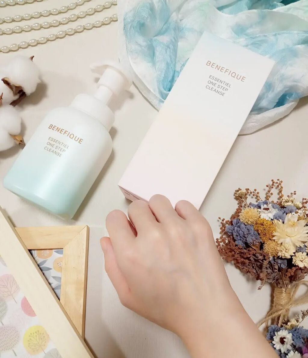 エッセンシャル ワンステップクレンズ/BENEFIQUE/洗顔フォームを使ったクチコミ(5枚目)