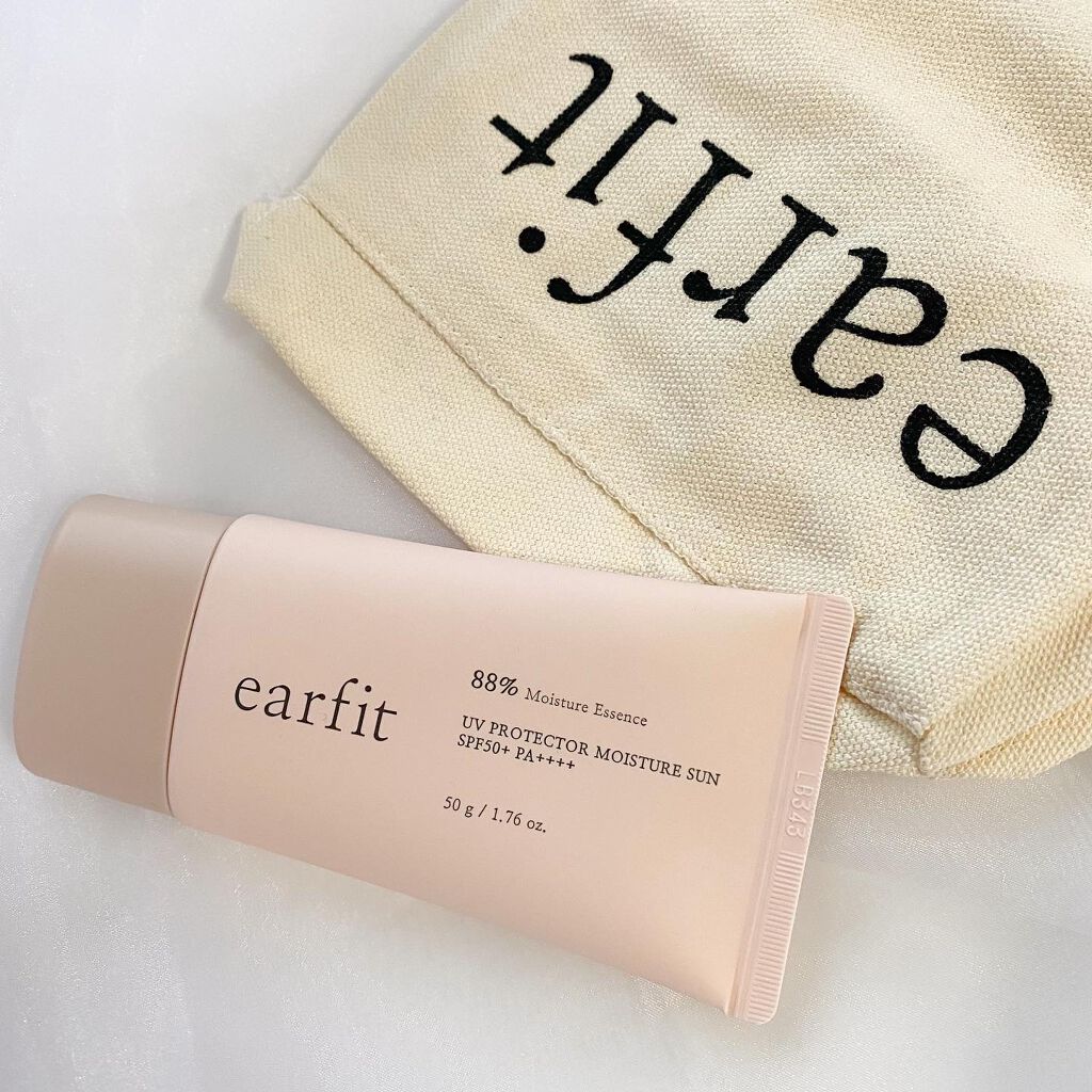 UVプロテクターモイスチャーサン/earfit/日焼け止めクリームを使ったクチコミ（2枚目）