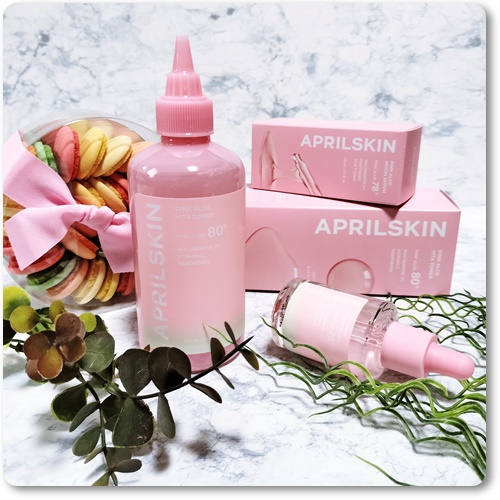 ピンクアロエビタトナー/APRILSKIN/化粧水を使ったクチコミ（1枚目）
