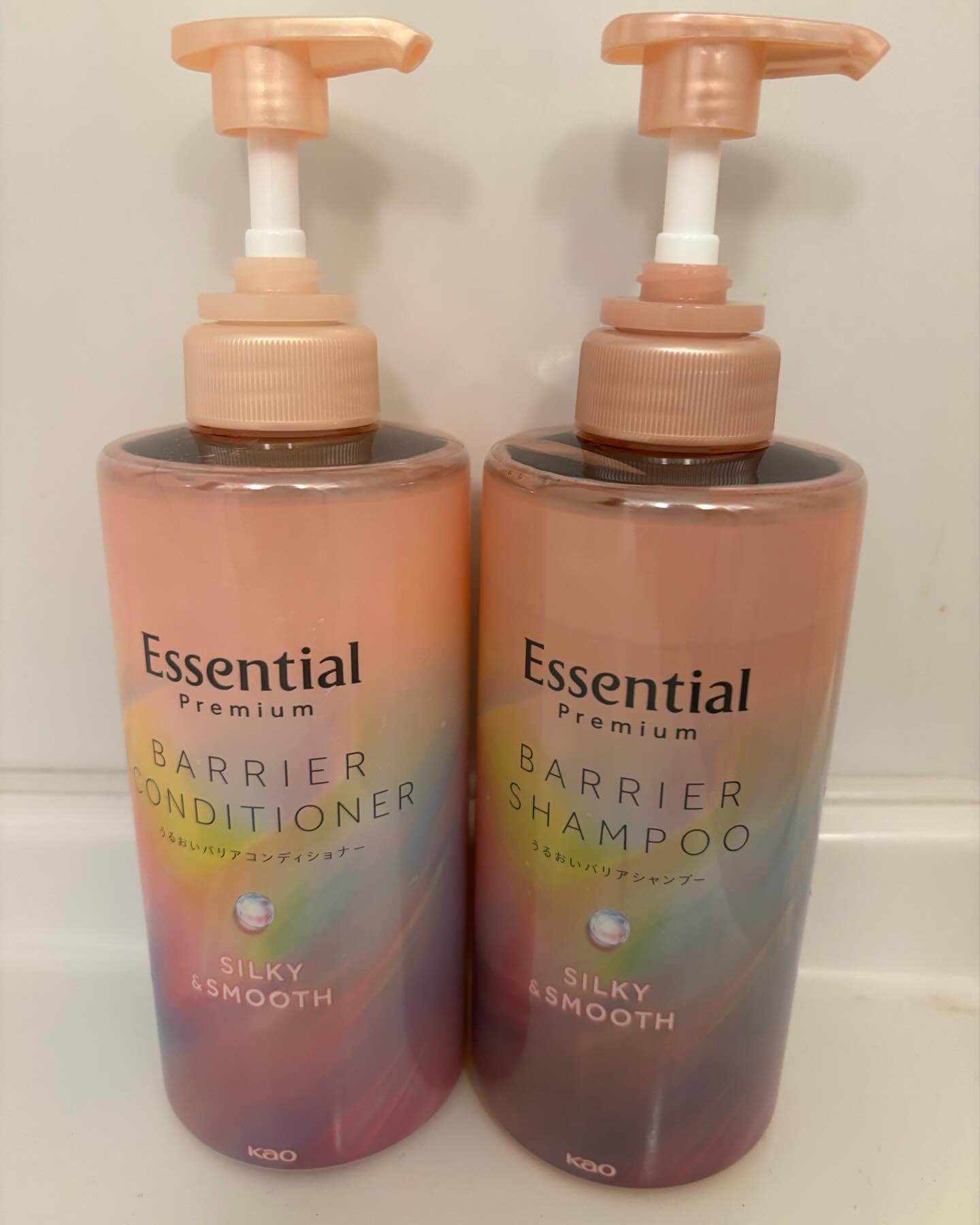 エッセンシャルプレミアム バリアシャンプー・コンディショナー シルキー＆スムース/エッセンシャル/市販シャンプーを使ったクチコミ（1枚目）