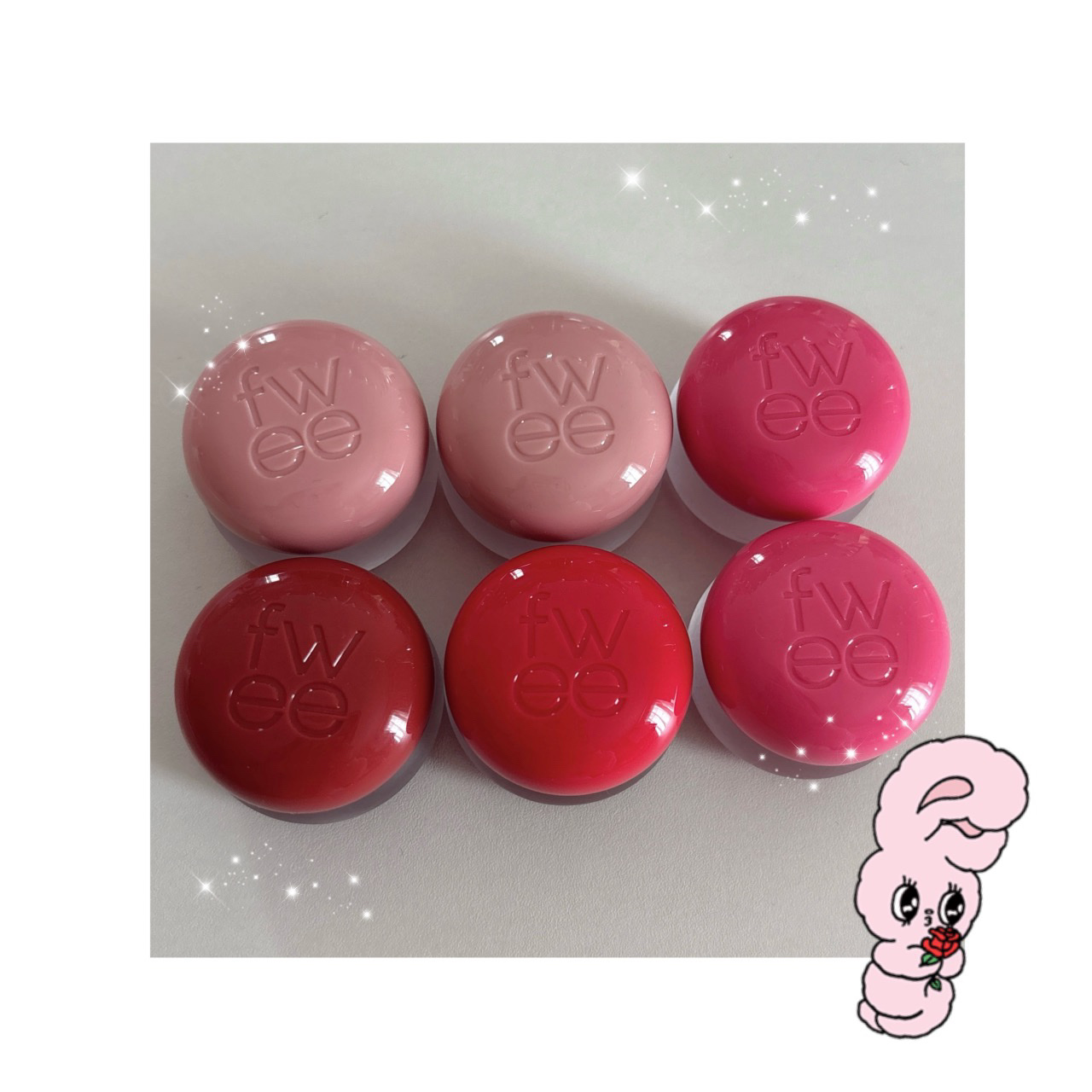 リップアンドチーク ブラーリープリンポット/fwee/口紅を使ったクチコミ（1枚目）