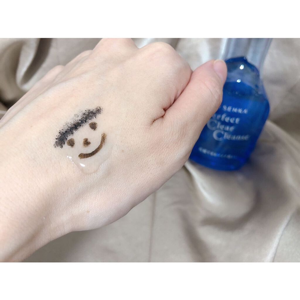 洗顔専科　パーフェクトクリアクレンズ/SENKA（専科）/クレンジングジェルを使ったクチコミ（3枚目）