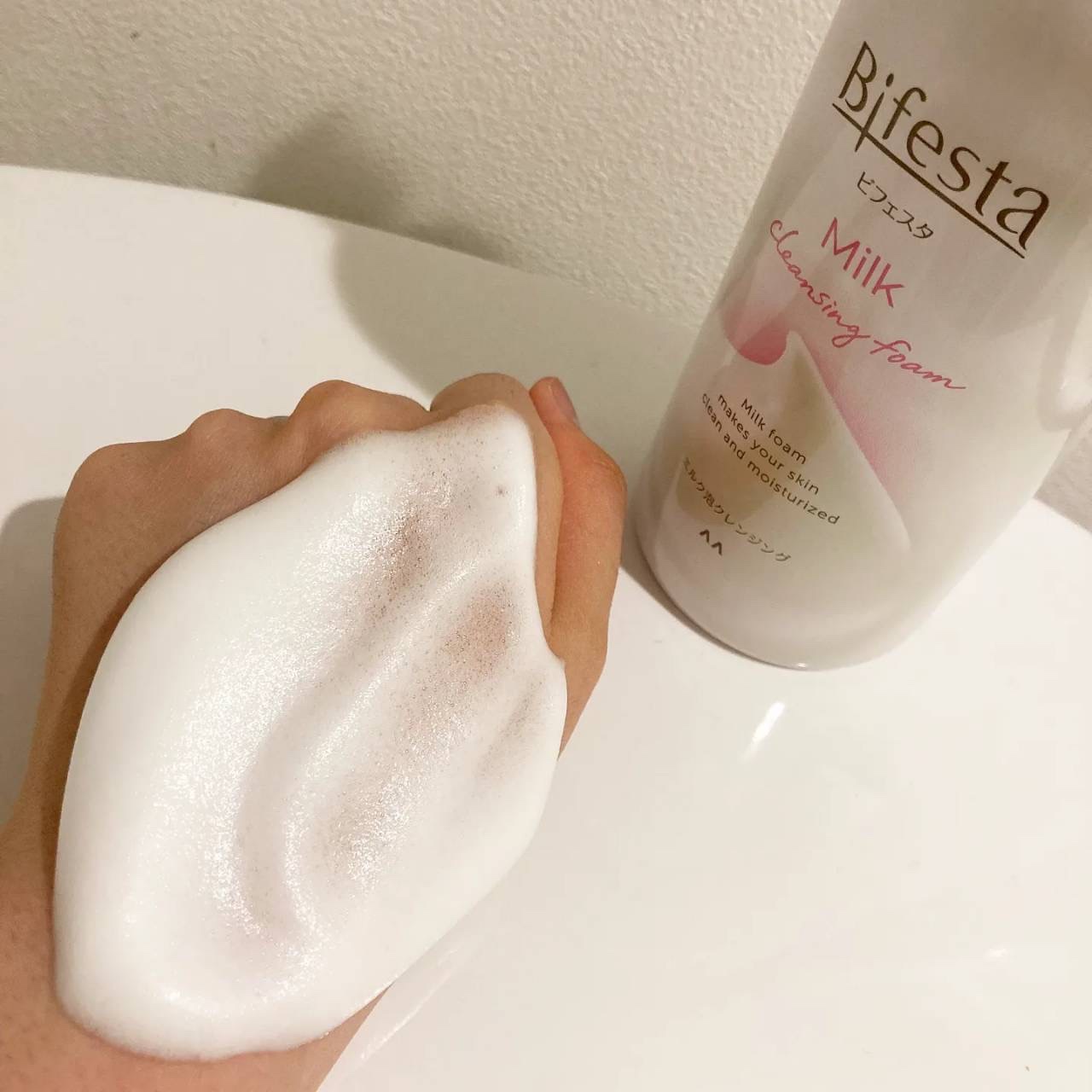 もっちりミルク泡クレンジング/ビフェスタ/クレンジングを使ったクチコミ（3枚目）