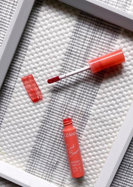 ウォータリーティントリップ/CEZANNE/リップティントを使ったクチコミ(3枚目)