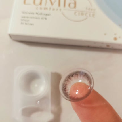 LuMia comfort 1day CIRCLE/LuMia/ワンデー(1DAY)カラコンを使ったクチコミ(2枚目)