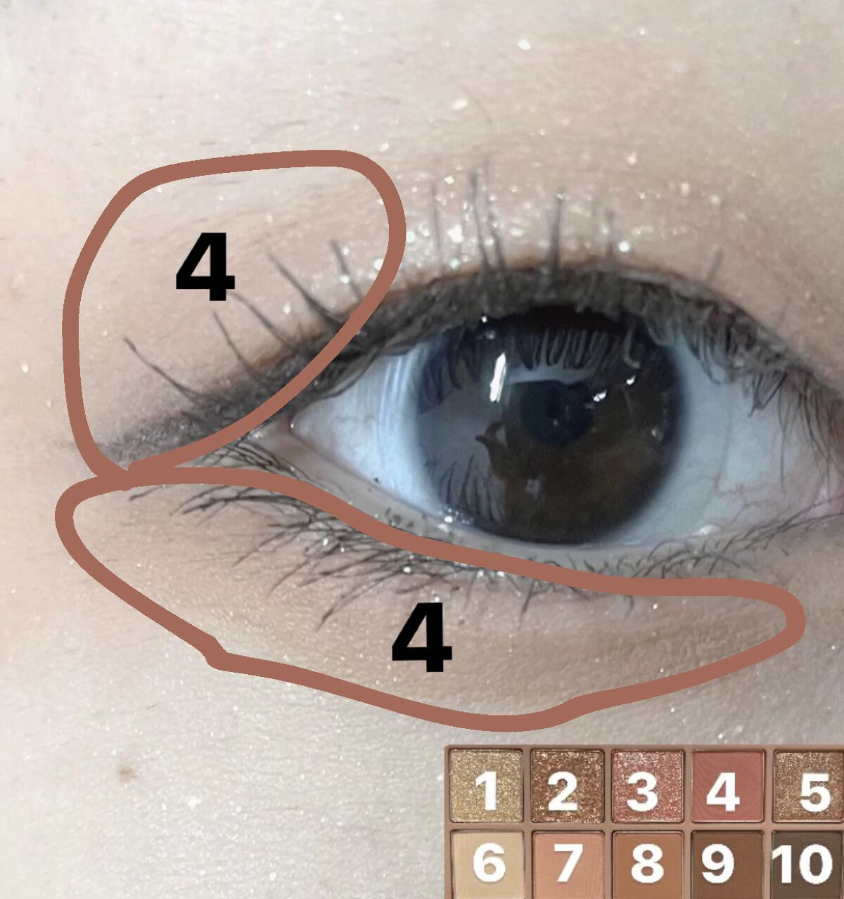 ベターザンパレット/rom&nd/アイシャドウパレットを使ったクチコミ（3枚目）