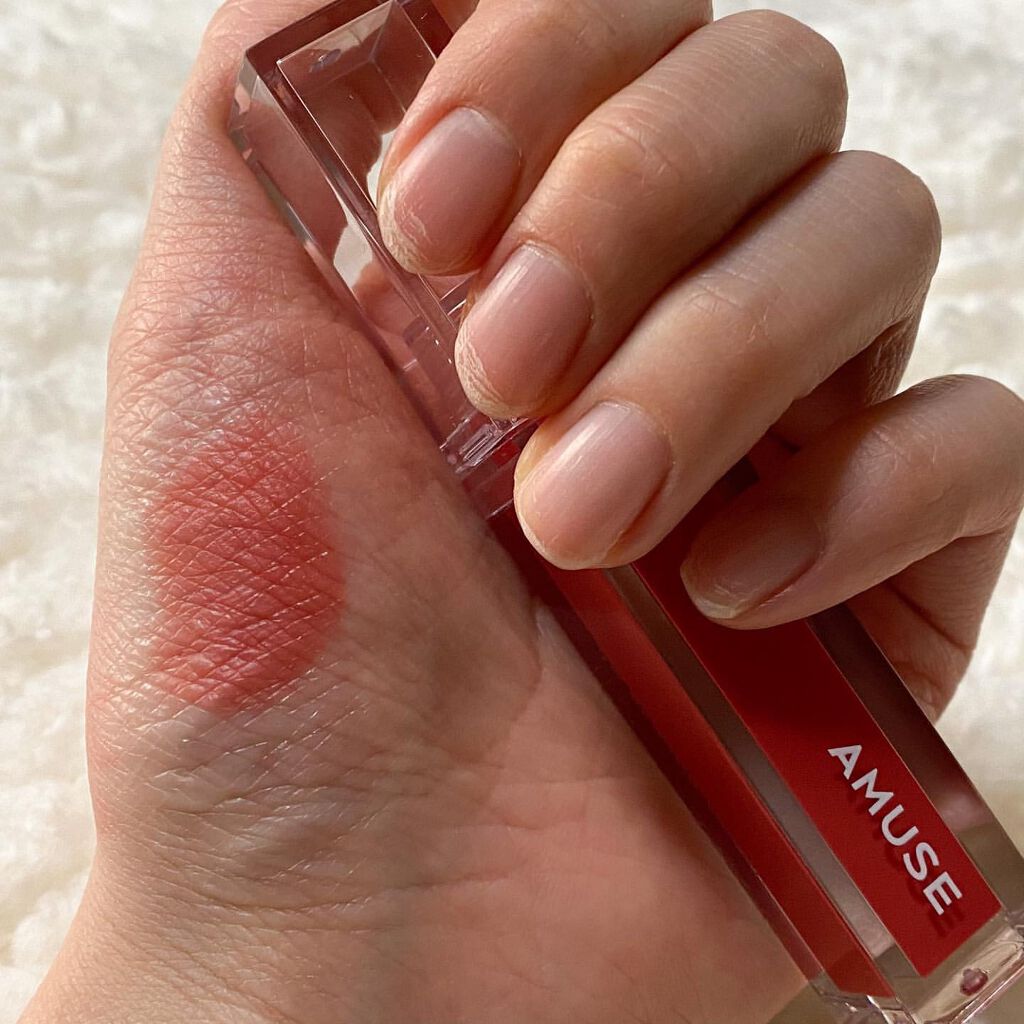 デューティント 01 ラヴィアンコーラル/AMUSE/リップティントを使ったクチコミ（3枚目）