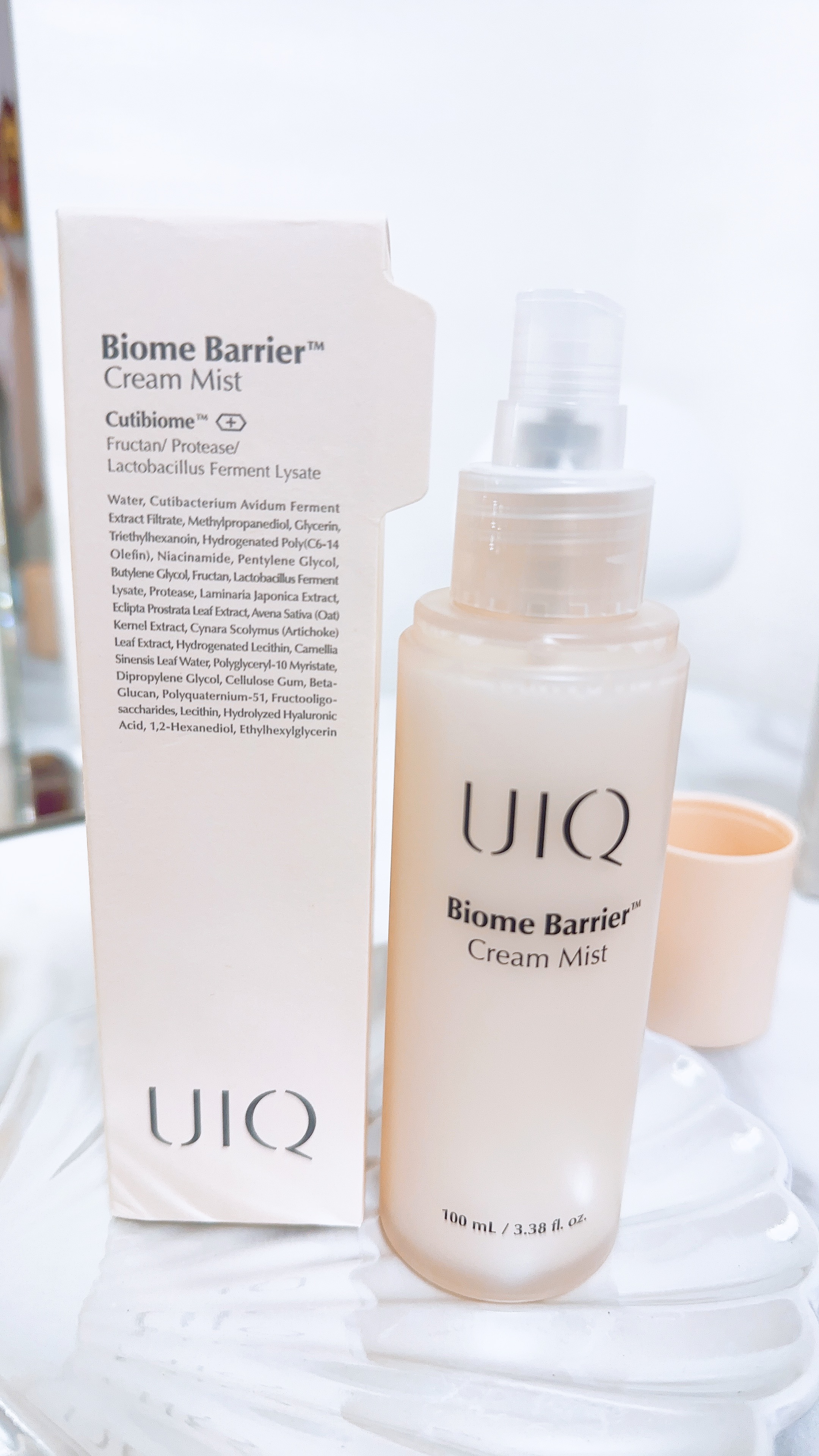 バイオームバリア クリームミスト/UIQ/ミスト状化粧水を使ったクチコミ（1枚目）