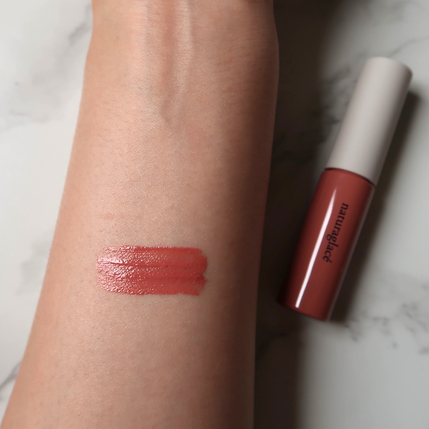 リキッド ルージュ 02 ピンクベージュ/ナチュラグラッセ/リップグロスを使ったクチコミ（3枚目）