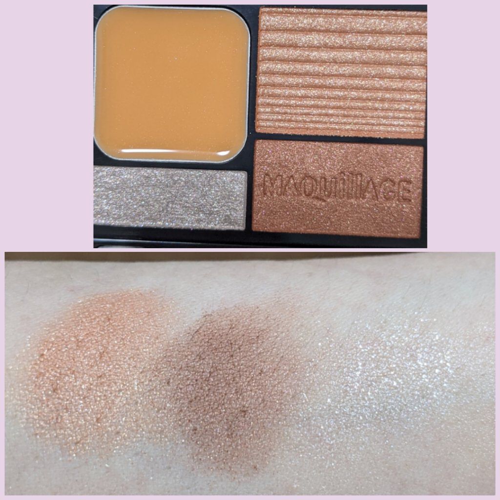 ドラマティックスタイリングアイズD OR311 オランジェット/マキアージュ/アイシャドウパレットを使ったクチコミ（2枚目）