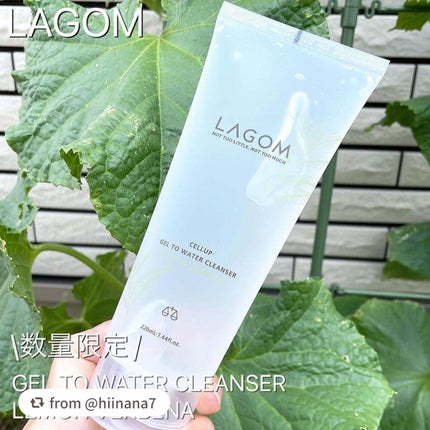 ラゴム ジェルトゥウォーター クレンザー(LV)(朝用洗顔)/LAGOM /その他洗顔料を使ったクチコミ(1枚目)