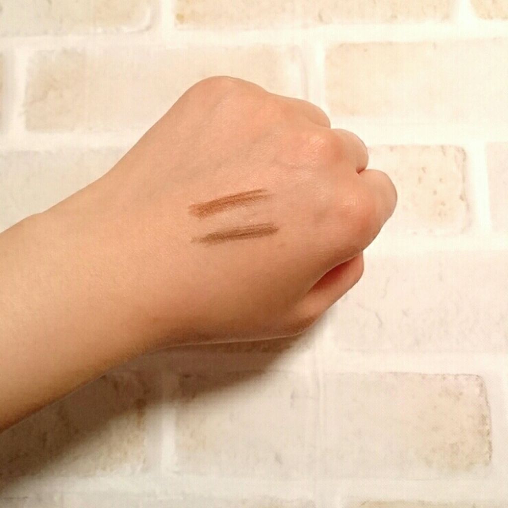 ブラシ付きアイブロウ繰り出し/CEZANNE/アイブロウペンシルを使ったクチコミ（3枚目）