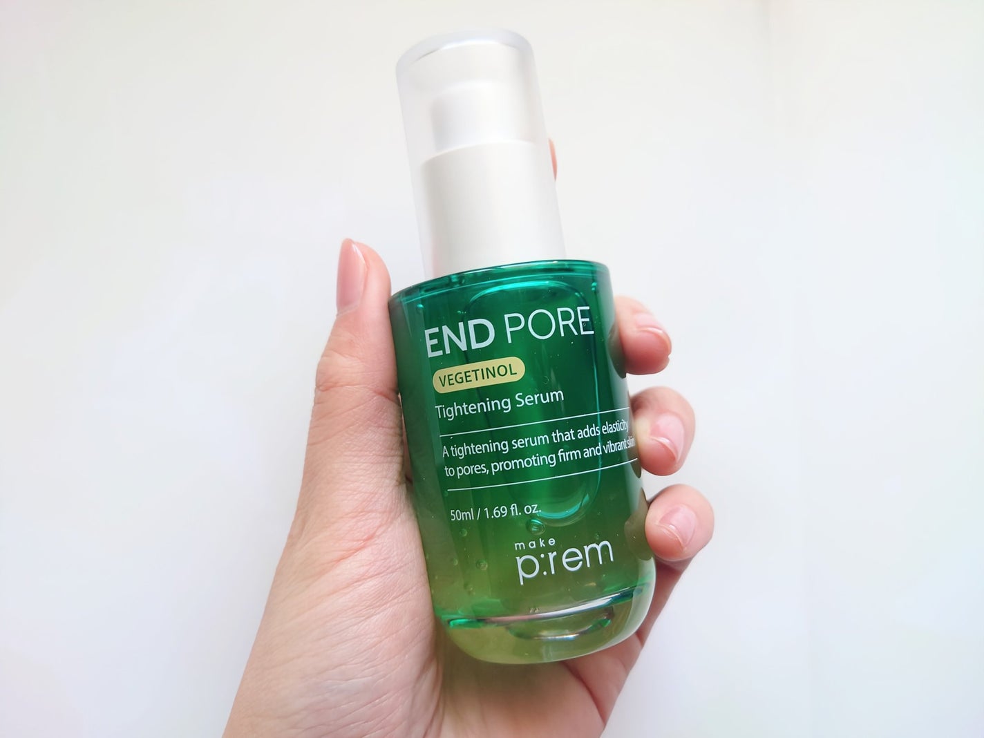エンドポアベジチノールタイト二ングセラム/make prem/美容液を使ったクチコミ(5枚目)