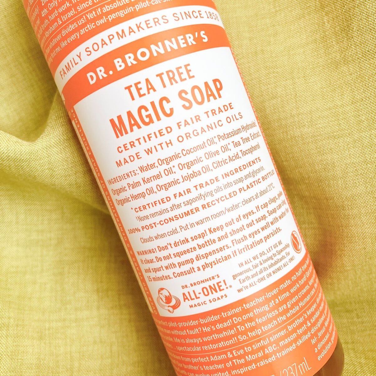 マジックソープ ティートゥリー/ドクターブロナー/ボディソープを使ったクチコミ(2枚目)