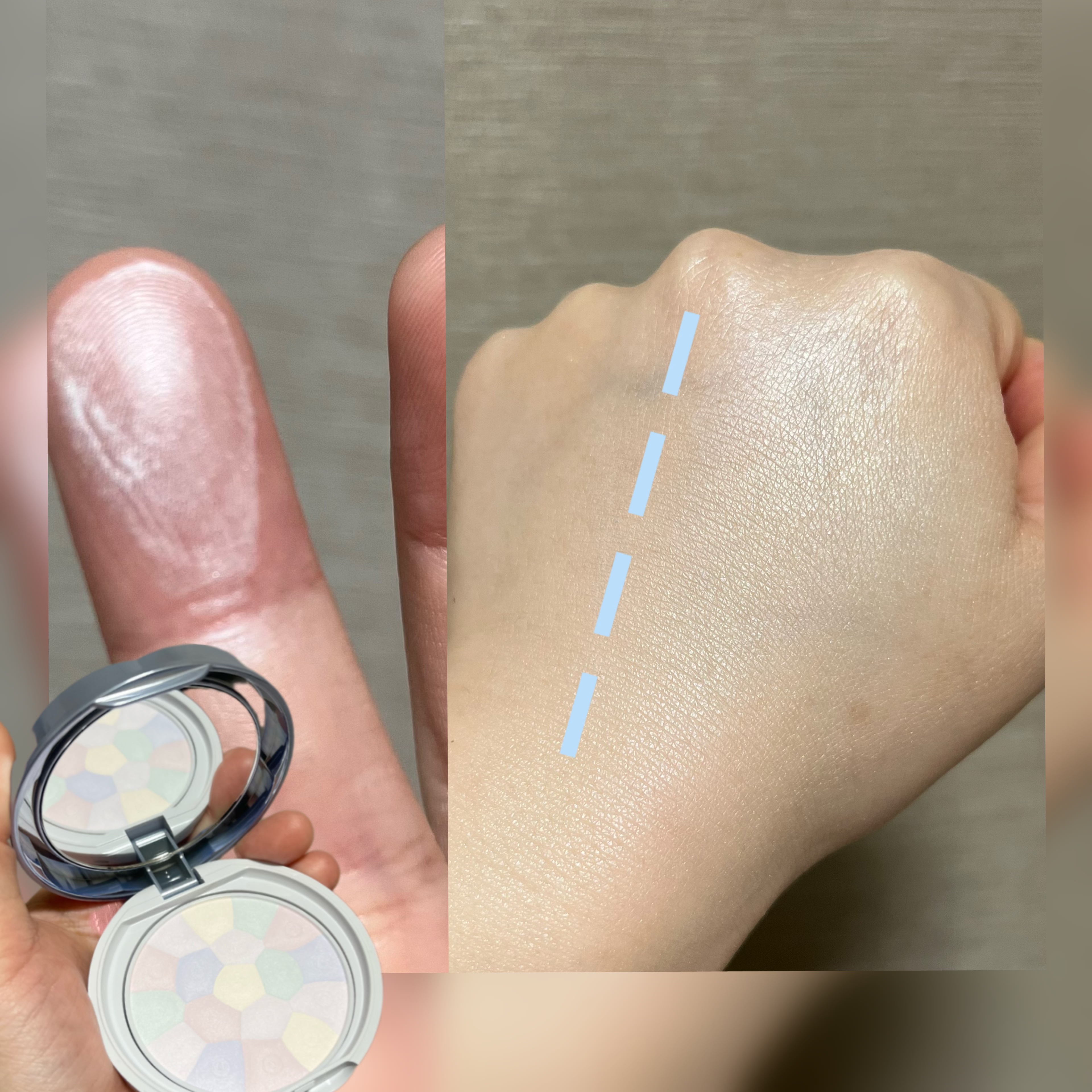 むにゅっとハイライター/キャンメイク/クリームハイライトを使ったクチコミ（2枚目）