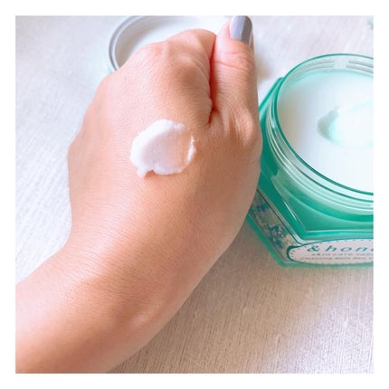 アンドハニー サボン クレンジングバーム ブルークレイ/&honey/クレンジングバームを使ったクチコミ(6枚目)