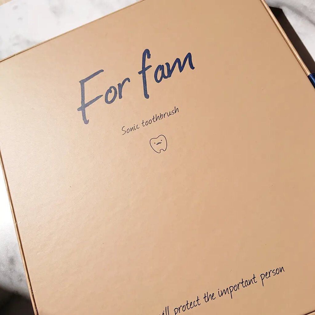 ソニック トゥースブラシ/For fam/電動歯ブラシを使ったクチコミ(7枚目)