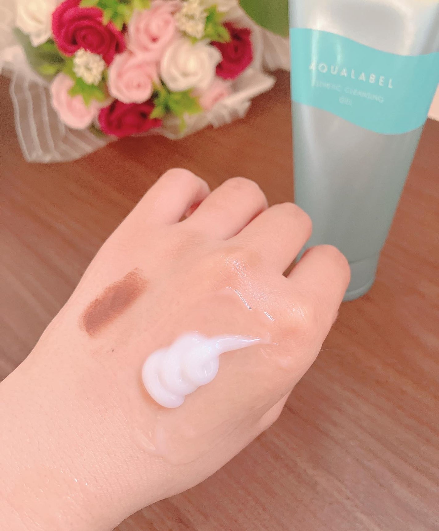 スペシャルジェルクリーム EX (ブライトニング) /アクアレーベル/オールインワン化粧品を使ったクチコミ(6枚目)