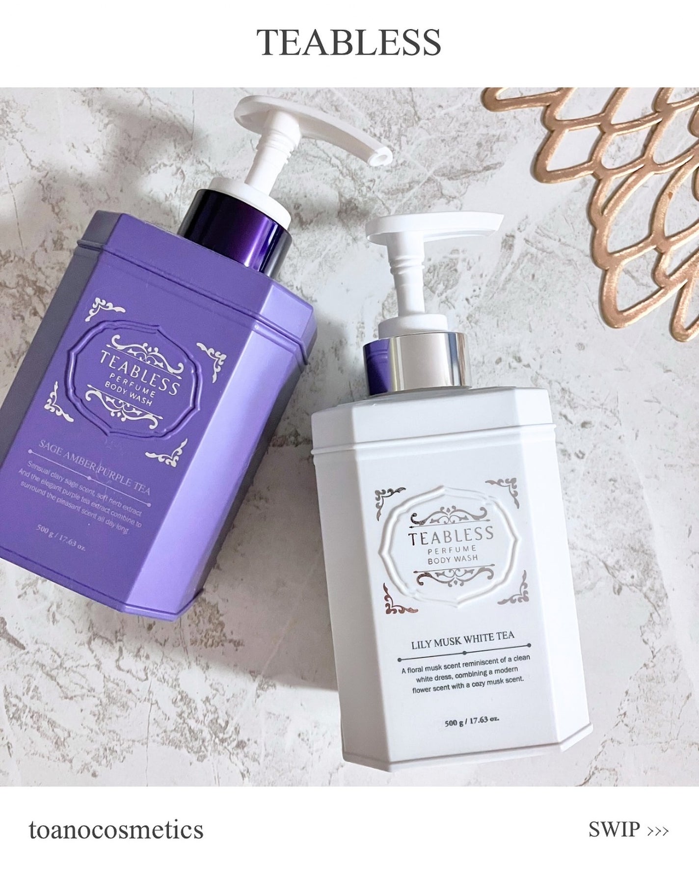 パフュームボディウォッシュ リリームスクホワイトティー/TEABLESS/ボディソープを使ったクチコミ(1枚目)