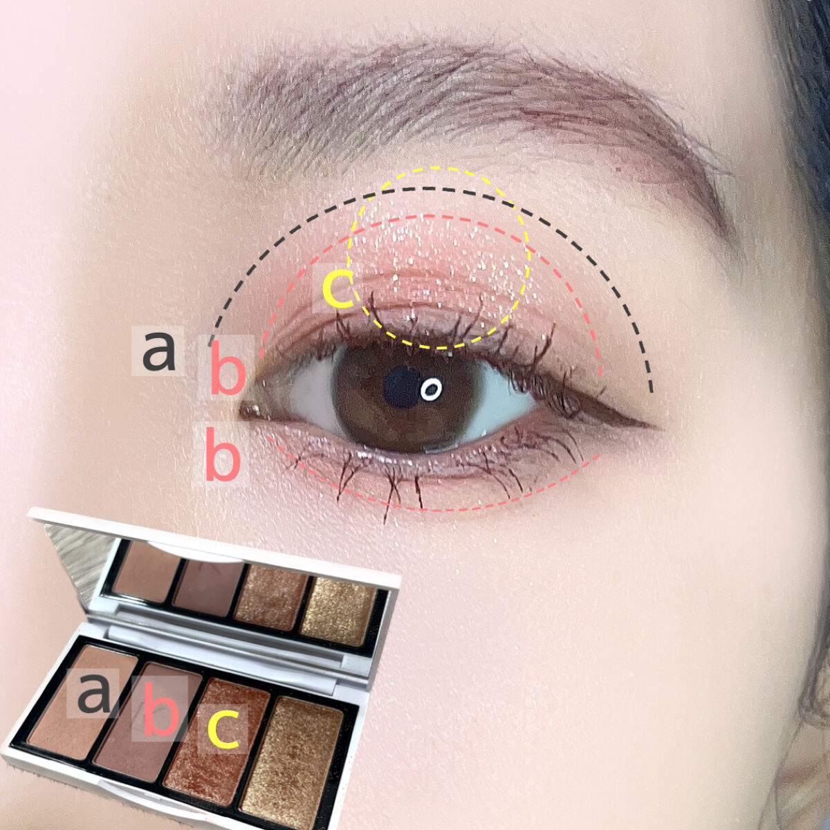 ジャストアイパレット/Laka/アイシャドウパレットを使ったクチコミ（2枚目）