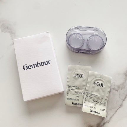 Gemhour lens essential monthlyのクチコミ「❍gemhour lens
Number Series #001 brown
.
どの角度から.....」(1枚目)