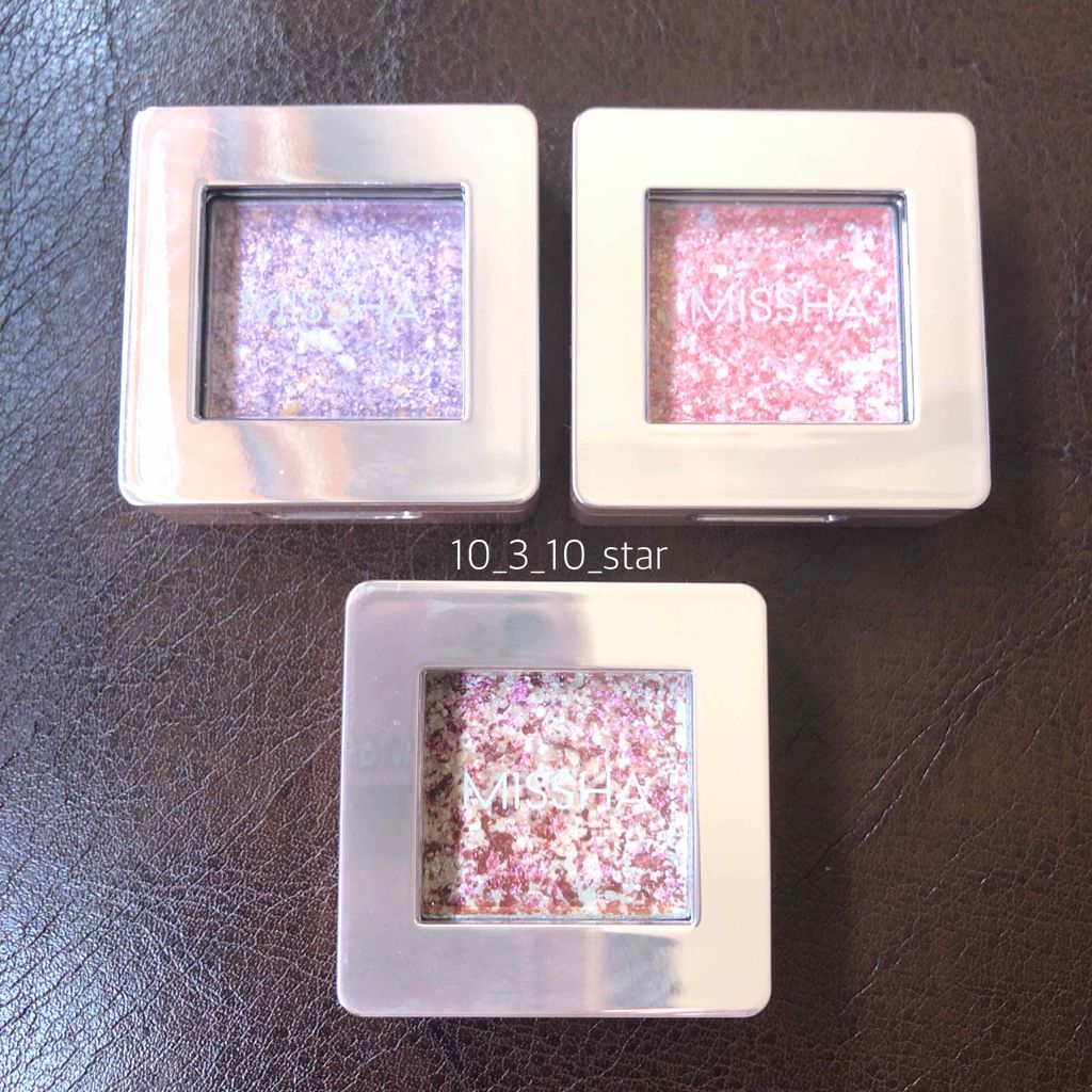 グリッタープリズム シャドウ/MISSHA/グリッターを使ったクチコミ（1枚目）